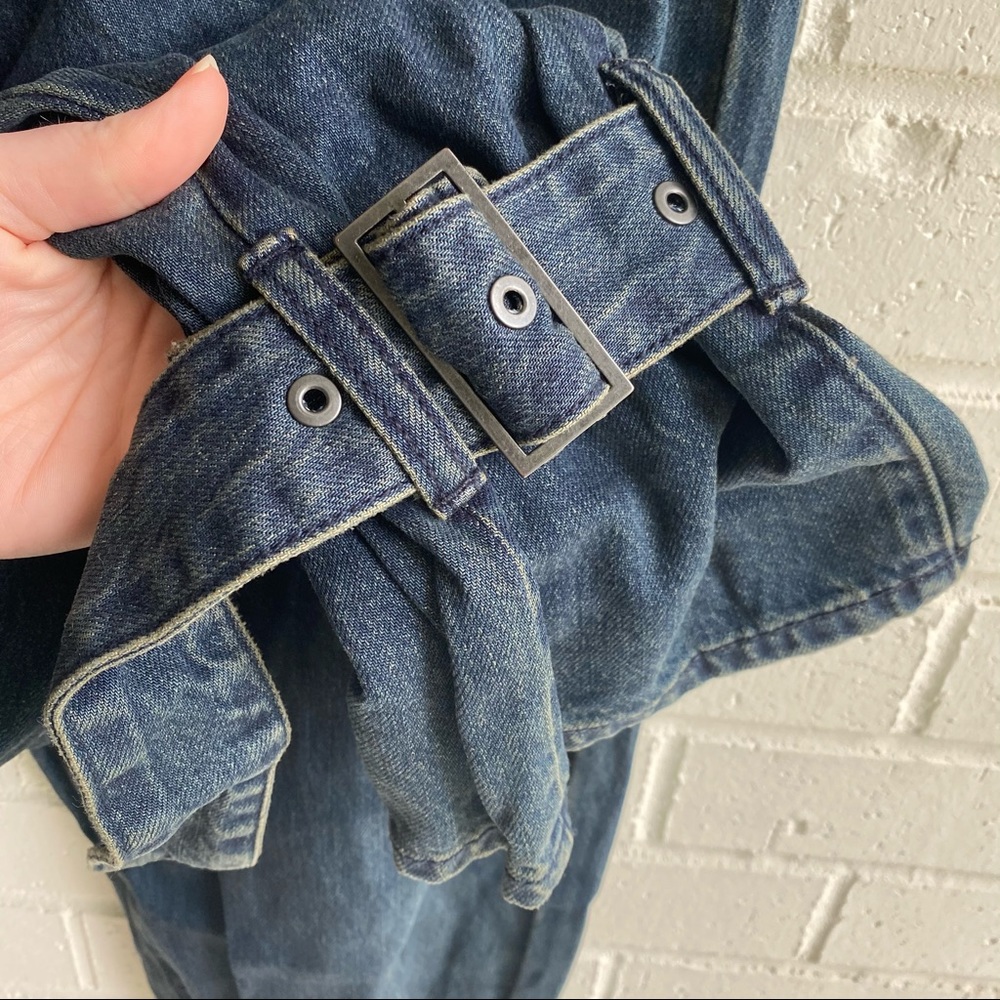 NWT WeWoreWhat Paper Bag Buckle Jeans - Picture 5 of 9
